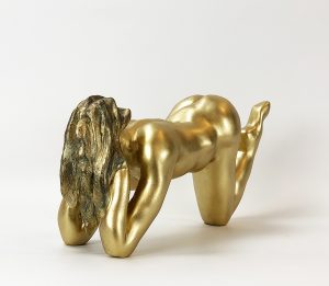 Goldenlove, Keramik, H 15 cm, L 30 cm, B 10 cm