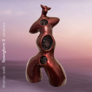 Flowingform II – Keramik – H 41 cm, B 23 cm, L 10 cm