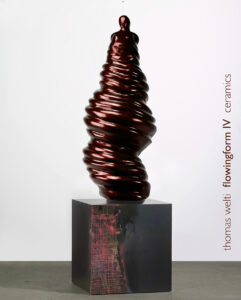 Flowingform IV, Keramik – H 39 cm, B 15 cm, L 16 cm